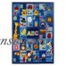 Fun Rugs Letters and Names Kids' Rug, Blue, 3'3" x 4'10"   550893914